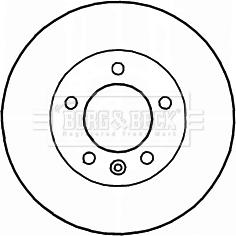 Borg & Beck BBD5164 - Jarrulevy inparts.fi