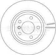 Borg & Beck BBD5135 - Jarrulevy inparts.fi