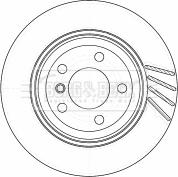 Borg & Beck BBD5136 - Jarrulevy inparts.fi