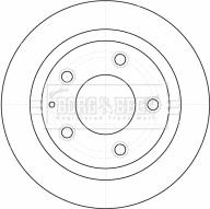 Borg & Beck BBD5137 - Jarrulevy inparts.fi