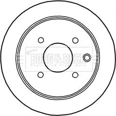 Borg & Beck BBD5170 - Jarrulevy inparts.fi