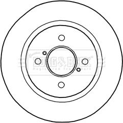 Borg & Beck BBD5171 - Jarrulevy inparts.fi