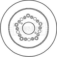 Borg & Beck BBD5178 - Jarrulevy inparts.fi