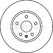 Borg & Beck BBD5894S - Jarrulevy inparts.fi