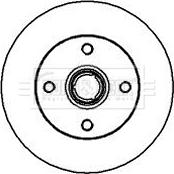 Borg & Beck BBD5895S - Jarrulevy inparts.fi