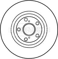 Borg & Beck BBD5893S - Jarrulevy inparts.fi