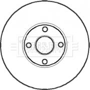 Borg & Beck BBD5859S - Jarrulevy inparts.fi