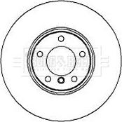 Borg & Beck BBD5866S - Jarrulevy inparts.fi