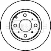 Borg & Beck BBD5868S - Jarrulevy inparts.fi