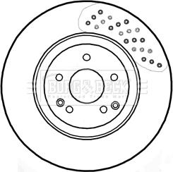 Borg & Beck BBD5804S - Jarrulevy inparts.fi