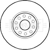 Borg & Beck BBD5883S - Jarrulevy inparts.fi