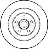 Borg & Beck BBD5839S - Jarrulevy inparts.fi