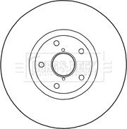 Borg & Beck BBD5833S - Jarrulevy inparts.fi