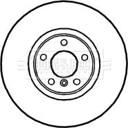 Borg & Beck BBD5823S - Jarrulevy inparts.fi