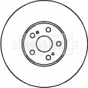 Borg & Beck BBD5874S - Jarrulevy inparts.fi