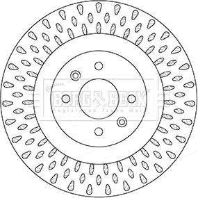 Borg & Beck BBD5354 - Jarrulevy inparts.fi