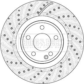 Borg & Beck BBD5355 - Jarrulevy inparts.fi