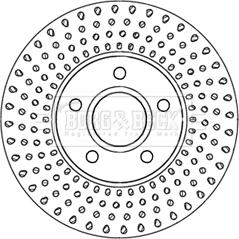 Borg & Beck BBD5304 - Jarrulevy inparts.fi