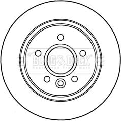 Borg & Beck BBD5306 - Jarrulevy inparts.fi