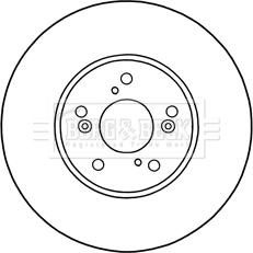 Borg & Beck BBD5311 - Jarrulevy inparts.fi