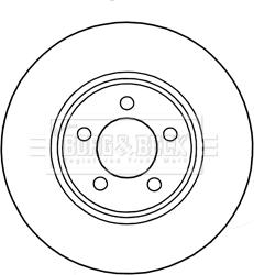 Borg & Beck BBD5318 - Jarrulevy inparts.fi