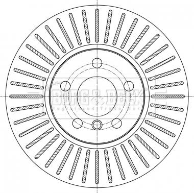 Borg & Beck BBD5389 - Jarrulevy inparts.fi