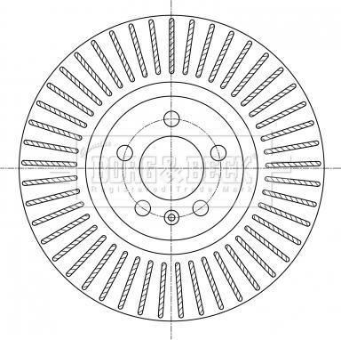 Borg & Beck BBD5388 - Jarrulevy inparts.fi