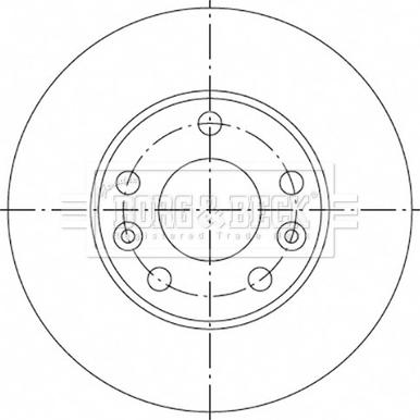 Borg & Beck BBD5335 - Jarrulevy inparts.fi