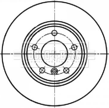 Borg & Beck BBD5336 - Jarrulevy inparts.fi