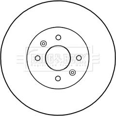 Borg & Beck BBD5329 - Jarrulevy inparts.fi