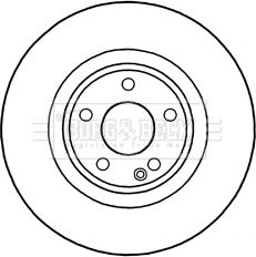 Borg & Beck BBD5324 - Jarrulevy inparts.fi