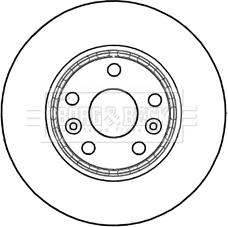 Borg & Beck BBD5323 - Jarrulevy inparts.fi