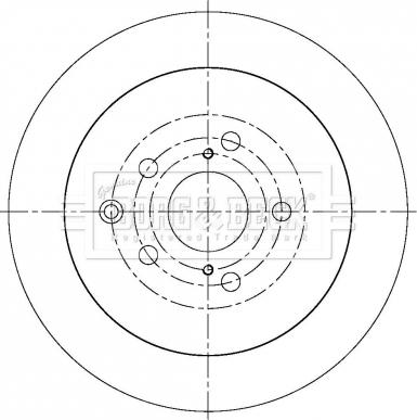 Borg & Beck BBD5370 - Jarrulevy inparts.fi