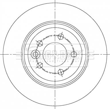 Borg & Beck BBD5377 - Jarrulevy inparts.fi