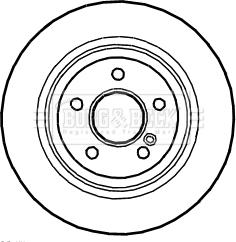 Borg & Beck BBD5299 - Jarrulevy inparts.fi