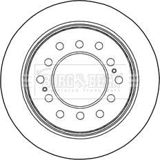 Borg & Beck BBD5297 - Jarrulevy inparts.fi