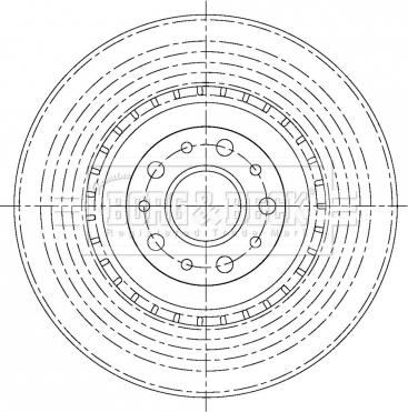 Borg & Beck BBD5245 - Jarrulevy inparts.fi