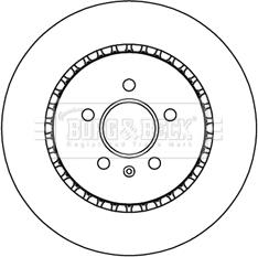 Borg & Beck BBD5246 - Jarrulevy inparts.fi