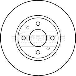 Borg & Beck BBD5242 - Jarrulevy inparts.fi