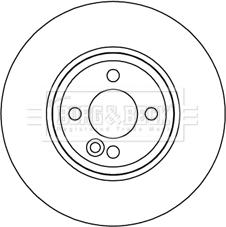 Borg & Beck BBD5247 - Jarrulevy inparts.fi