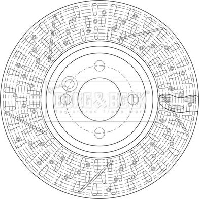 Borg & Beck BBD5247 - Jarrulevy inparts.fi