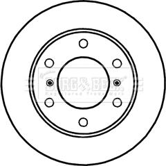 Borg & Beck BBD5250 - Jarrulevy inparts.fi