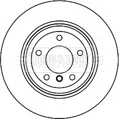 Borg & Beck BBD5266 - Jarrulevy inparts.fi