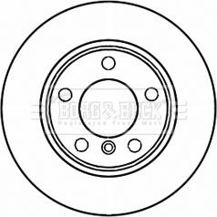 Borg & Beck BBD5263 - Jarrulevy inparts.fi