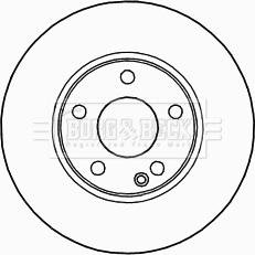 Borg & Beck BBD5267 - Jarrulevy inparts.fi