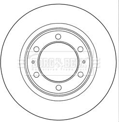 Borg & Beck BBD5289 - Jarrulevy inparts.fi