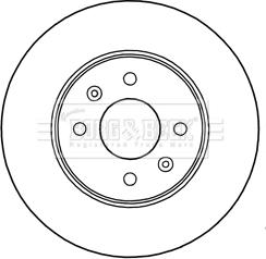 Borg & Beck BBD5239 - Jarrulevy inparts.fi