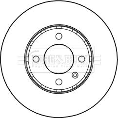 Borg & Beck BBD5236 - Jarrulevy inparts.fi