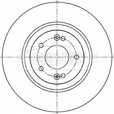 Borg & Beck BBD5238 - Jarrulevy inparts.fi