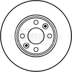 Borg & Beck BBD5226 - Jarrulevy inparts.fi